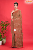 PURE COTTON KATHA STITCH RUST