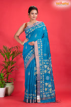 LINEN Handpaint Deep Sky Blue