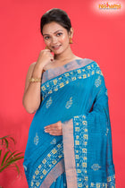 LINEN Handpaint Deep Sky Blue