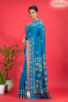 LINEN Handpaint Deep Sky Blue