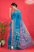 LINEN Handpaint Deep Sky Blue