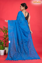 PURE COTTON KATHA STITCH SKY BLUE