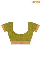 LINEN Handpaint Yellow Green