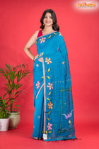 LINEN Handpaint Skyblue