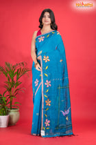 LINEN Handpaint Skyblue