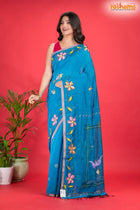 LINEN Handpaint Skyblue