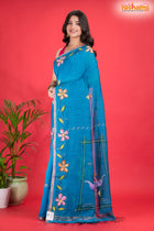 LINEN Handpaint Skyblue