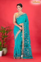 LINEN Handpaint Green