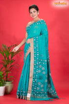 LINEN Handpaint Green