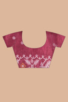 Pure Tussar Silk Jamdani Brown