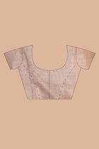 Pure Tussar Silk Jamdani Biscuit Brown