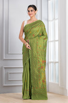 Hand Embroidery Stitche Green
