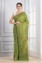Hand Embroidery Stitche Green
