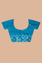 Pure Tussar Silk Jamdani Blue