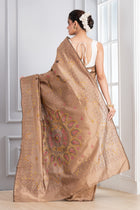 Hand Embroidery Stitch Pink Gold