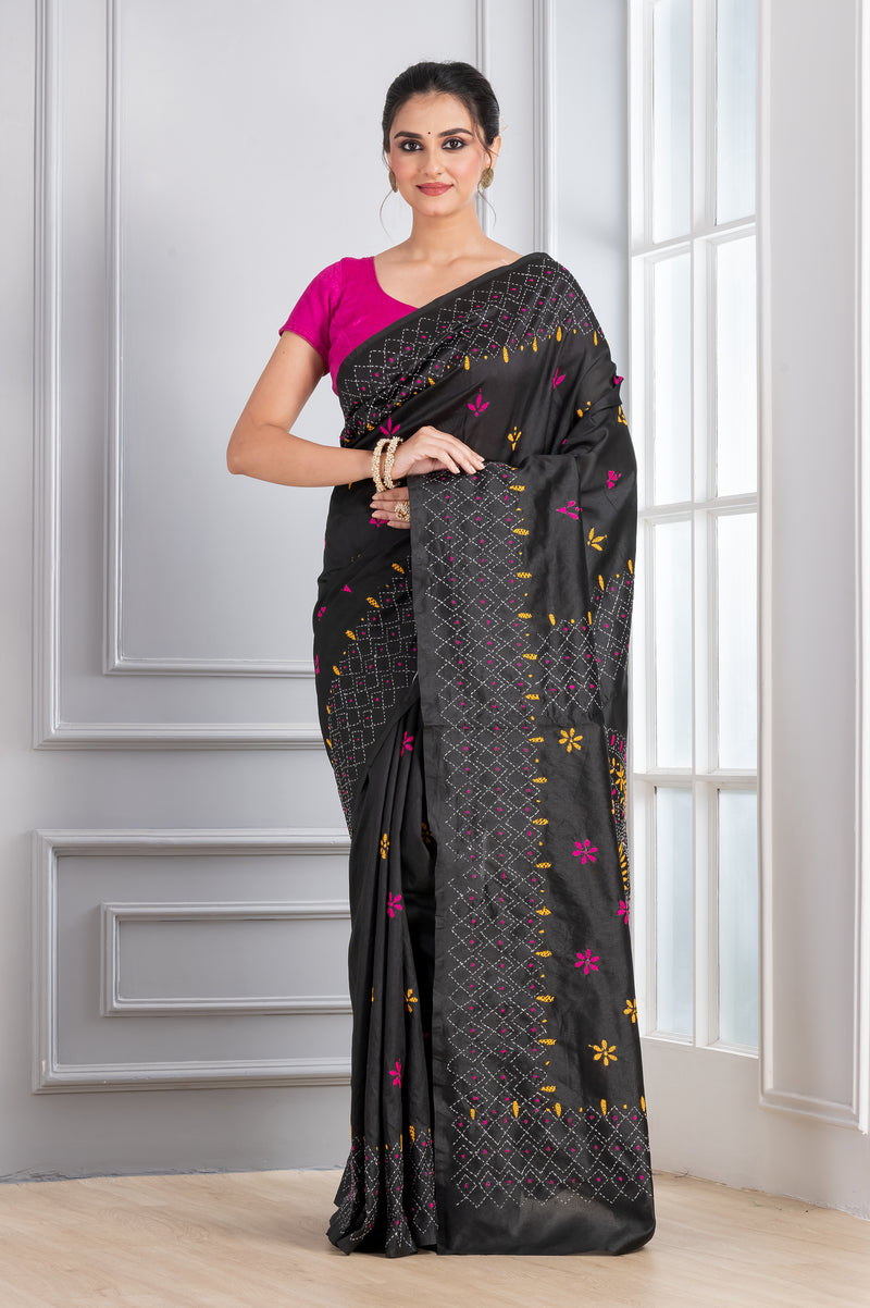 Hand Embroidery Stitch Black