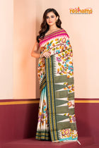 Vidarbha Pure Tussar White Kalamkari