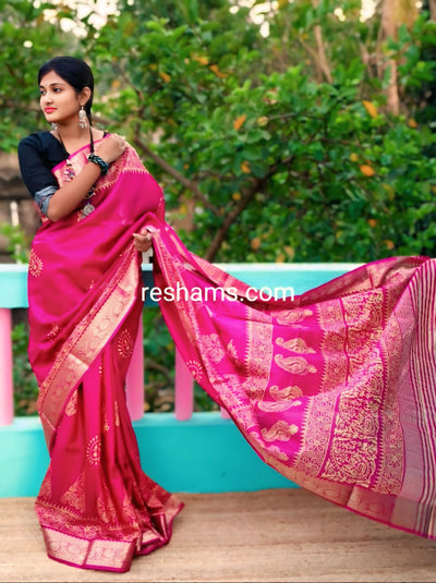 Liva Silk Saree – Red saree discount