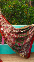 Maheshwari Zari Cotton Saree - Mixed Colour