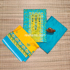 Cotton salwar with Colour Blue & Yellow