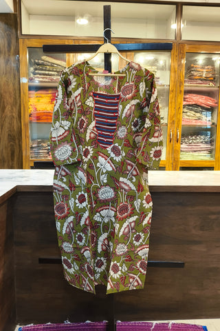 green  BOUTIQUE COTTON KURTI