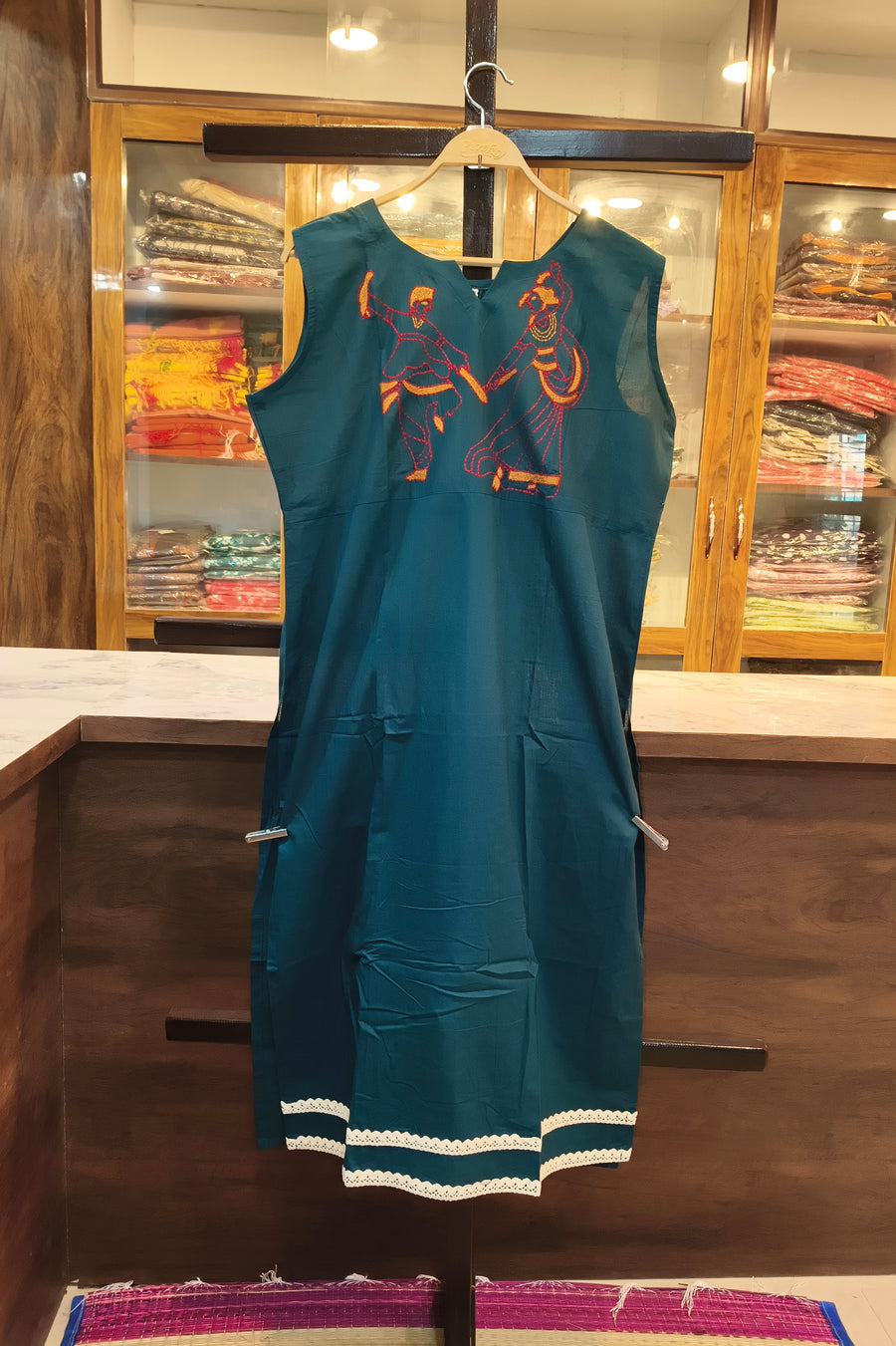 blue  BOUTIQUE COTTON KURTI