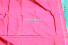 Bishnupuri Katan Silk Saree in Green - Mangalgiri Pattern Handwoven