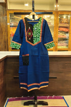 BLUE GREEN BOUTIQUE COTTON KURTI