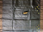 Hand Embroidered Kantha Stitch Mixed Saree – Woven in Pure Tussar Silk